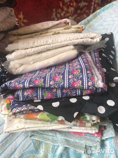 Отрезы ткани пакетом