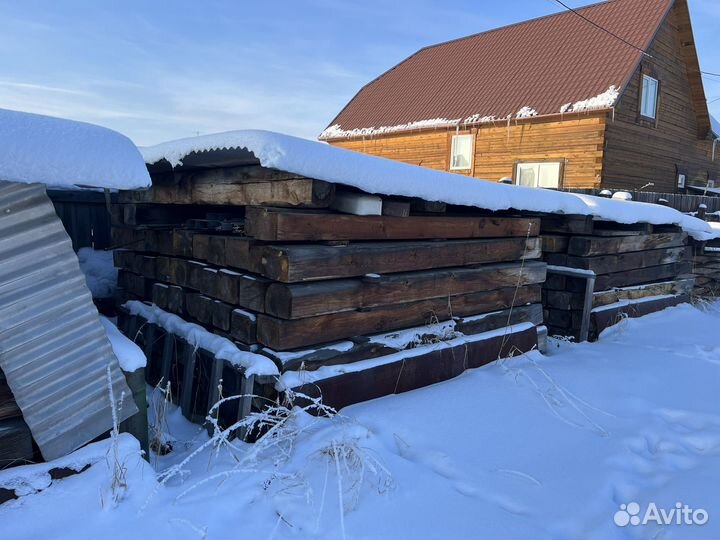 Шпала не пропитанная