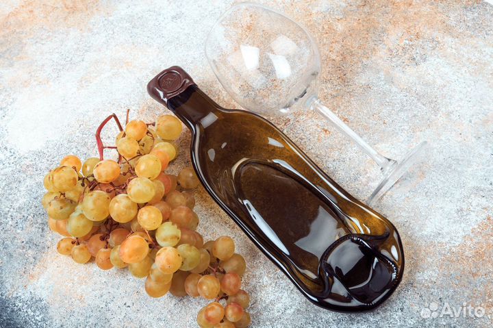 Декоративная тарелка-бутылка