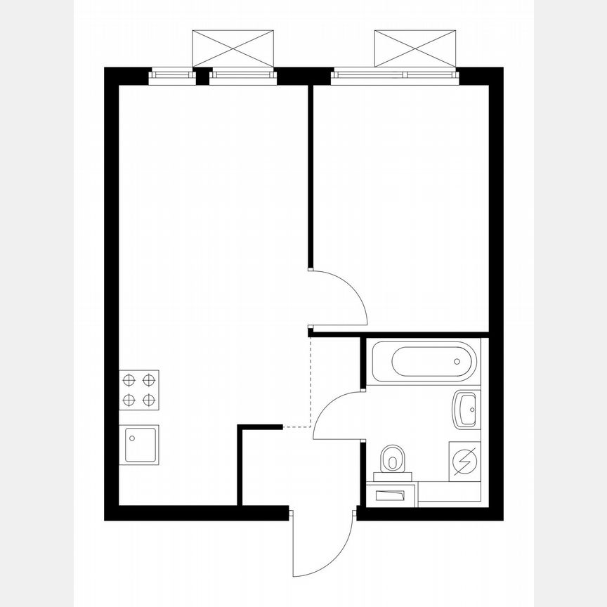 1-к. квартира, 31,7 м², 27/33 эт.