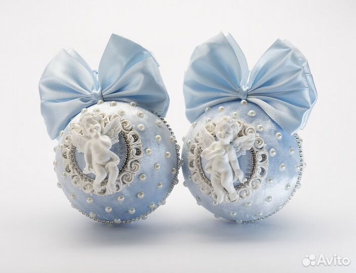 Елочные игрушки ручной работы, елочные шары