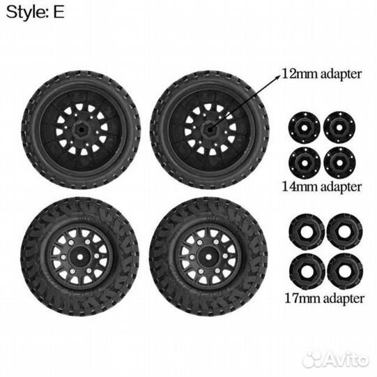Колеса для rc моделей 1/10, 1/8