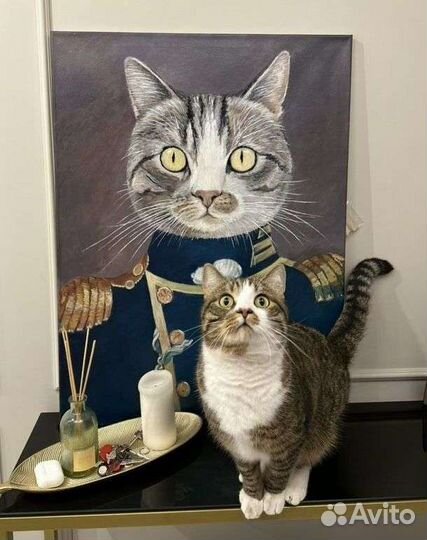 Портрет любимца питомца на заказ