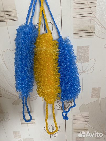 Мочалка ручной работы