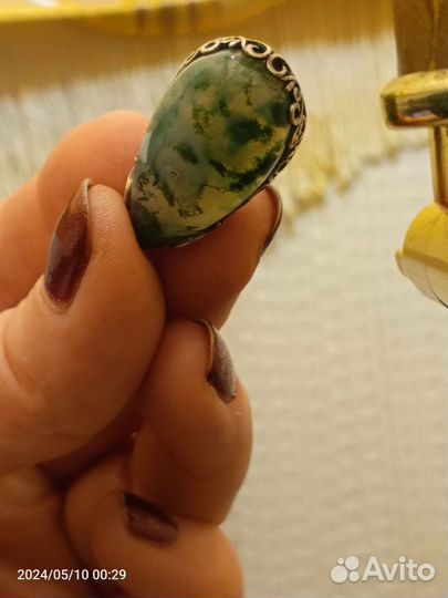 Моховой агат
