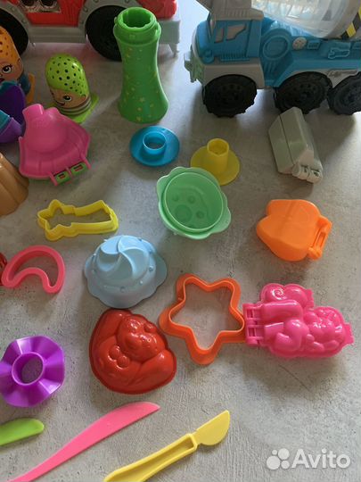 Play Doh машинки и формочки