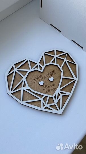 Свадебный банк и подставка под кольца