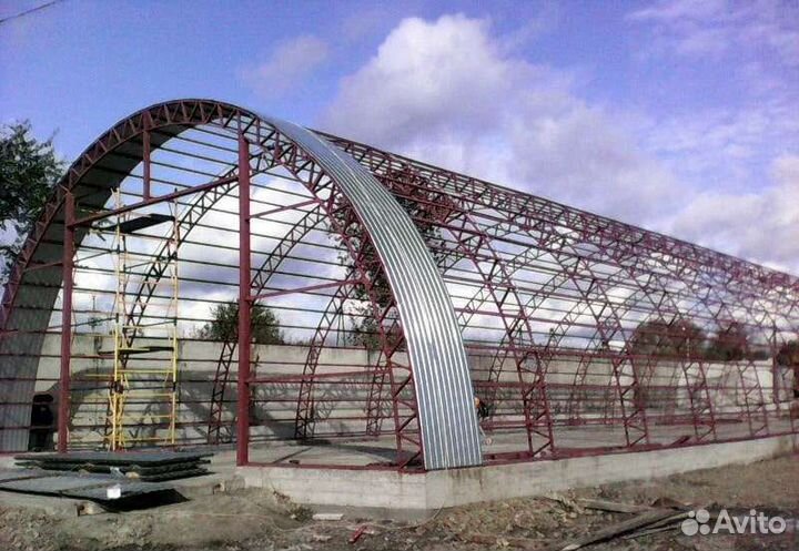 Строительство складов, ангаров, теплиц