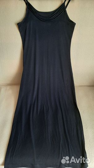 Платье комбинация трикотажное