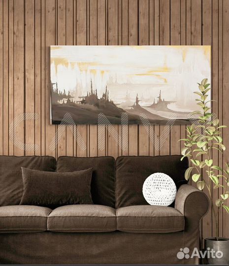 Интерьерная картина текстурная