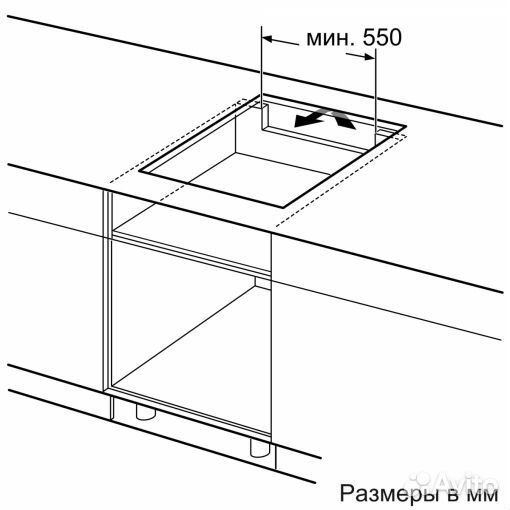 Индукционная варочная панель Bosch PUE612BB1J