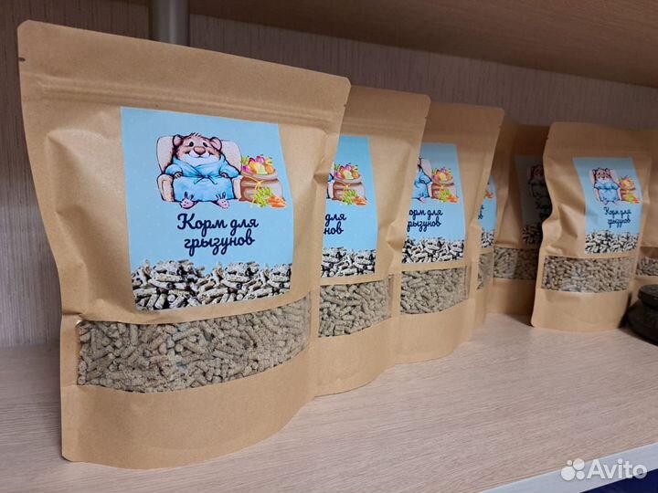 Корм гранулированный для грызунов