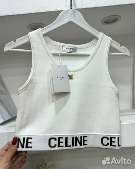 Стильный топ Celine, 3 цвета. Премиум