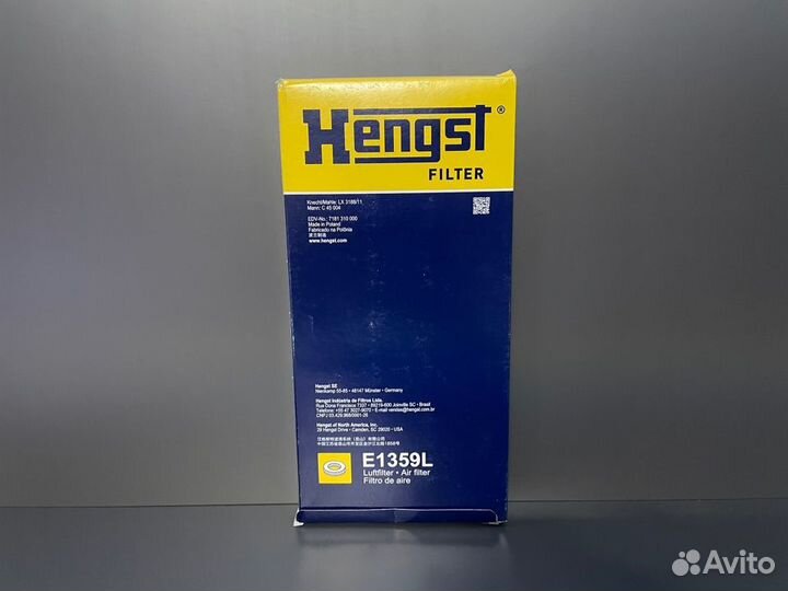 Фильтр воздушный дизель Mercedes-Benz Hengst E1359