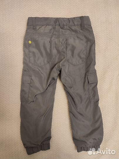 Брюки утеплённые на мальчика 98