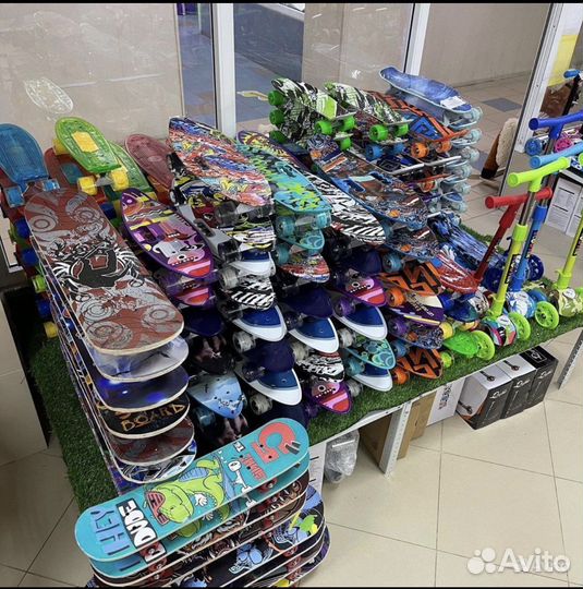 Скейтборд Скейт Пенниборд с подсветкой