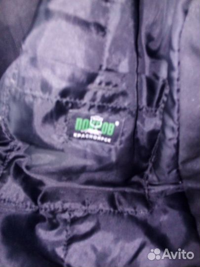 Черная форма охранника зимняя ф покров