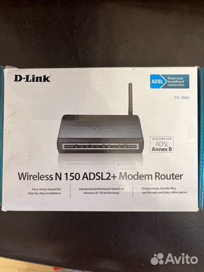 Wireless N150 adsl2+modem router
