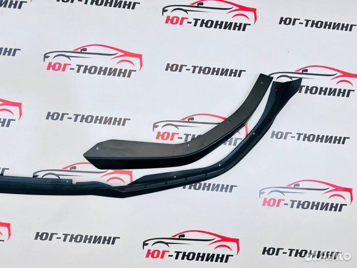 Губа M-Performance 340 на BMW 3 G20 черная матовая