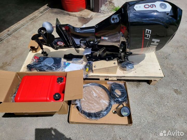 Подвесной лодочный мотор Hidea hdef60FEL-T EFI