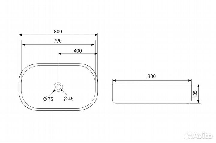 Abber AC2110MLG Раковина