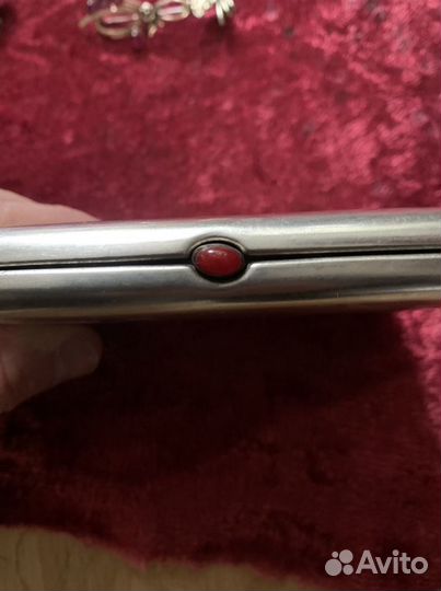 Портсигар серебро