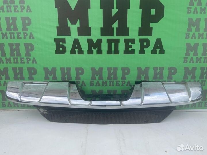 Накладка бампера задняя Mercedes Gl W166