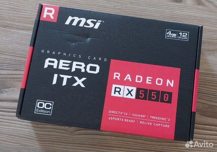 Amd radeon rx 550