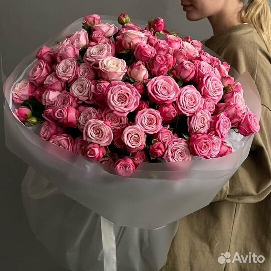 Пионовидные розы оптом кустовые розы