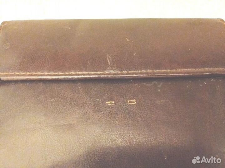 Винтажная деловая папка-барсетка