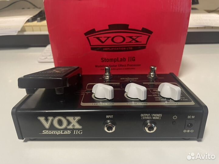 Гитарный процессор vox stomplab 2g