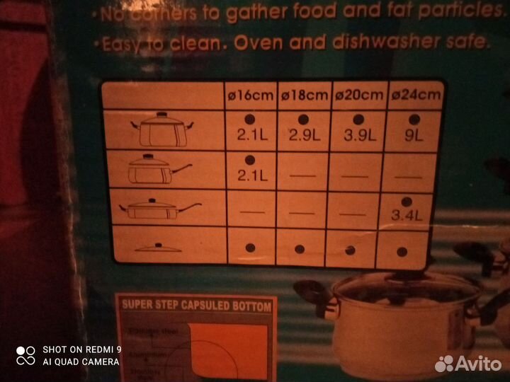 Набор кастрюль