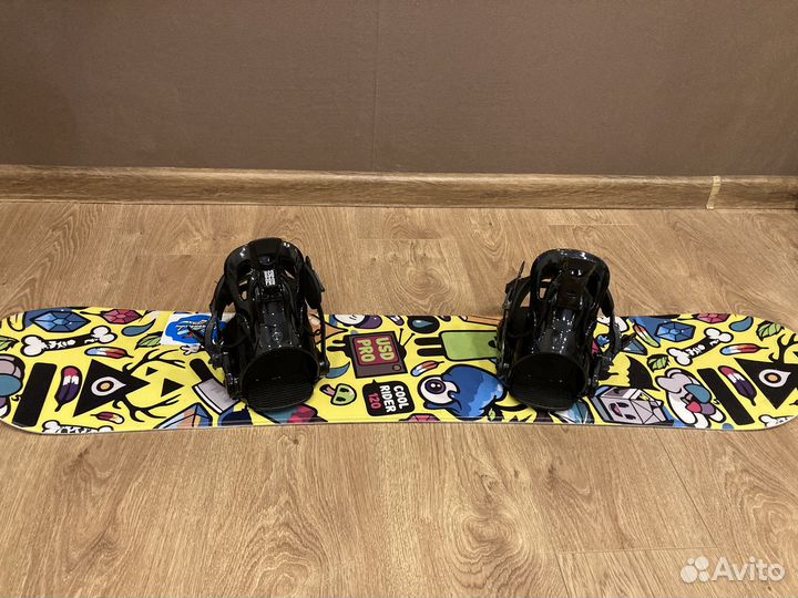 Сноуборд детский + крепление + ботинки
