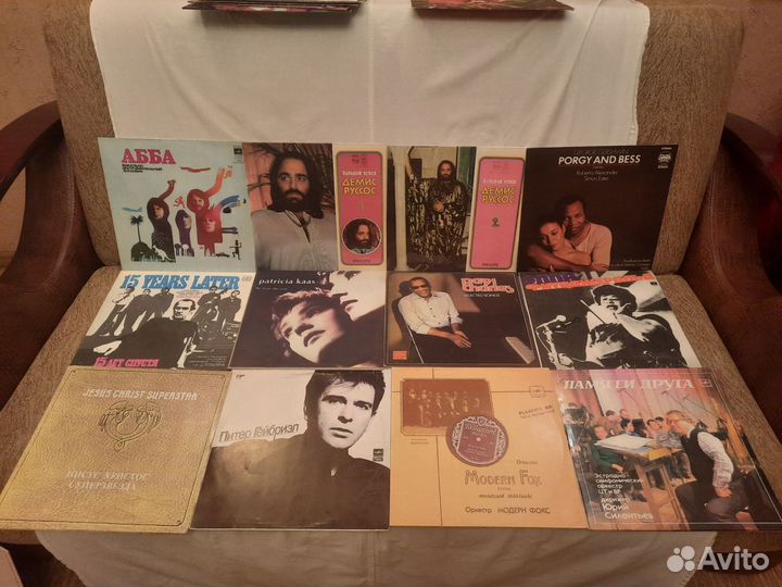 Виниловые пластинки разных исполнителей