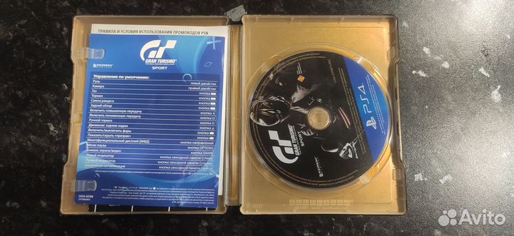 Gran Turismo Sport ps4 steelbook б/у