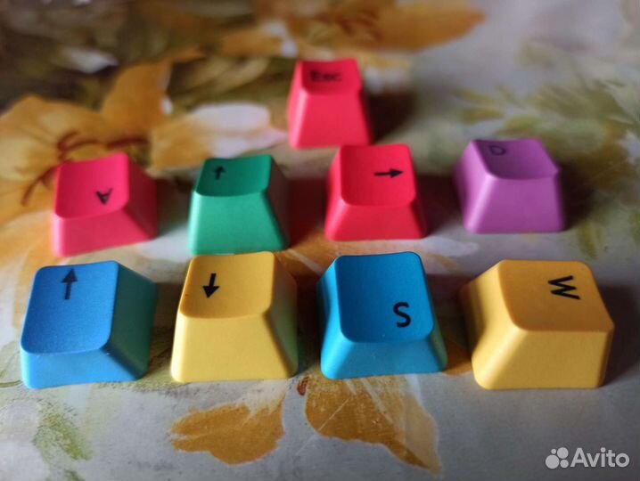PBT keycaps wasd + стрелки + Esc