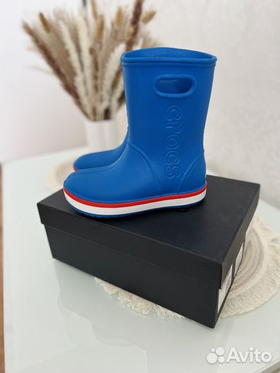 Резиновые сапоги crocs детские J2