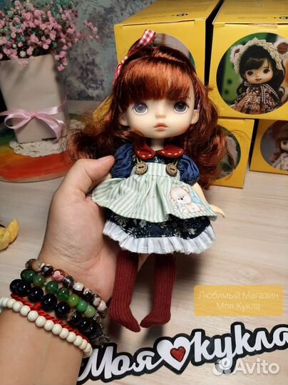 Кукла шарнирная 12 см бжд аниме Знаки зодиака