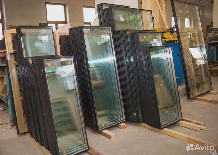 Стеклопакет двухкамерный