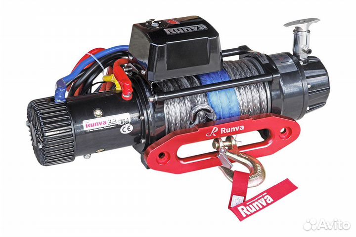 Лебедка 12V Runva 9500lbs 4350 кг комбо роспуск