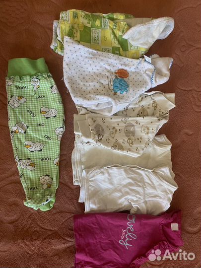 Вещи пакетом на девочку 56 62 68