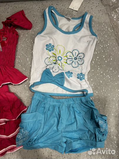 Пакет летней одежды для девочки 6 лет (116 )