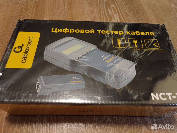 Цифровой тестер кабеля новый NCT-3
