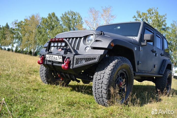 Бампер силовой передний BMS PRO-Line для Jeep Wran