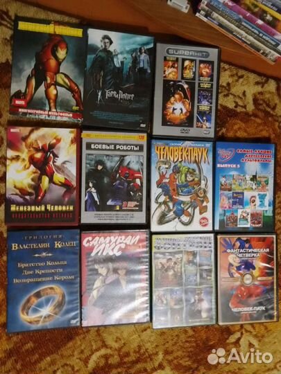 Мультфильмы, кино DVD (Марвел, Зв.войны и другие)