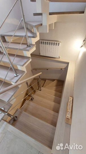 Лестница на металлокаркасе / Купить лестницу