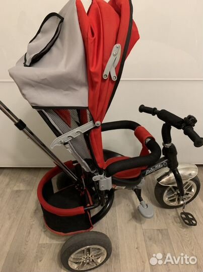 Велосипед с родительской ручкой Mobi kids