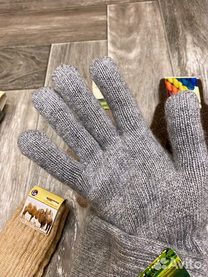 Перчатки из шерсти верблюда и яка Монгольские