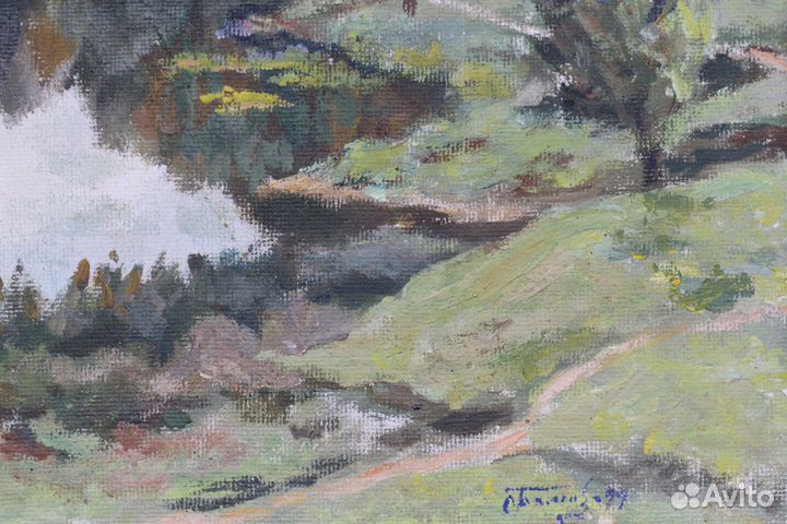 Картина Волжские Просторы, 1999г. Самара