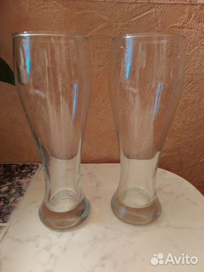 Бокалы пивные 0.3л и 0.5л